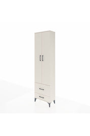 Arges Dolap 3 Raflı 2 Çekmeceli Tek Askılı 60x30x221 Aytaşı-Aytaşı