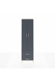 Arges Dolap 3 Raflı 2 Çekmeceli Tek Askılı 60x30x221 Aytaşı-Antrasit