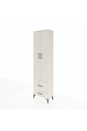 Arges Dolap 4 Raflı 2 Çekmeceli 2 Kapaklı 60x30x221 Aytaşı-Aytaşı