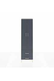 Arges Dolap 4 Raflı 2 Çekmeceli 2 Kapaklı 60x30x221 Aytaşı-Antrasit