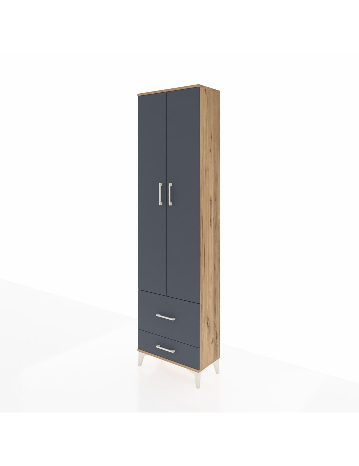 Arges Dolap 4 Raflı 2 Çekmeceli 2 Kapaklı 60x30x221 - S29M024V8A