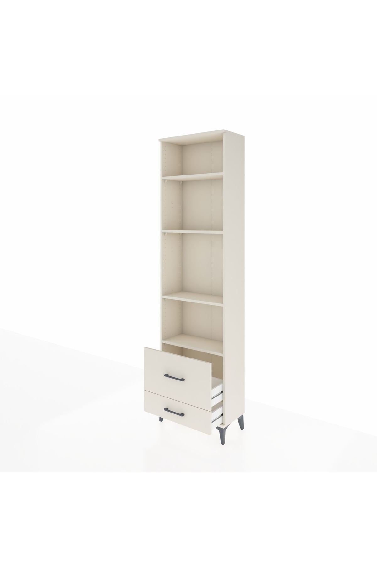 Arges Dolap 4 Raflı 2 Çekmeceli 60x30x221 Aytaşı-Aytaşı