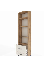 Arges Dolap 4 Raflı 2 Çekmeceli 60x30x221 Çam-Aytaşı