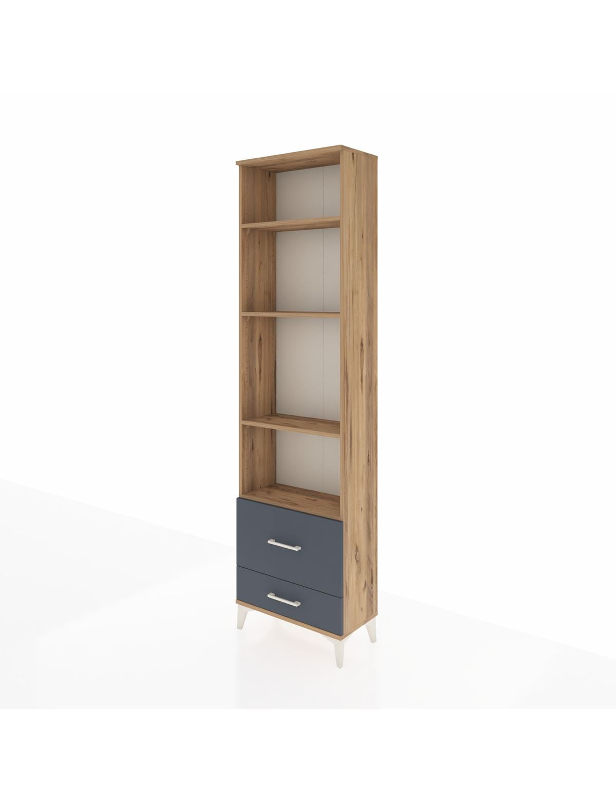 Arges Dolap 4 Raflı 2 Çekmeceli 60x30x221 - S29M025V8A