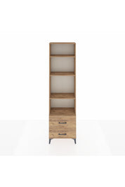 Arges Dolap 4 Raflı 2 Çekmeceli 60x30x221 Çam-Çam