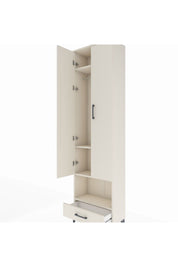 Arges Dolap 4 Raflı Tek Çekmeceli Tek Askılı 60x30x221 Aytaşı-Aytaşı