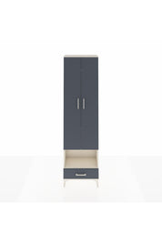 Arges Dolap 4 Raflı Tek Çekmeceli Tek Askılı 60x30x221 Aytaşı-Antrasit