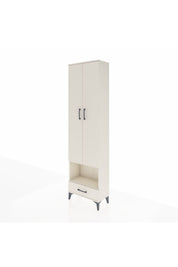 Arges Dolap 5 Raflı Tek Çekmeceli Tek Askılı 60x30x221 Aytaşı-Aytaşı