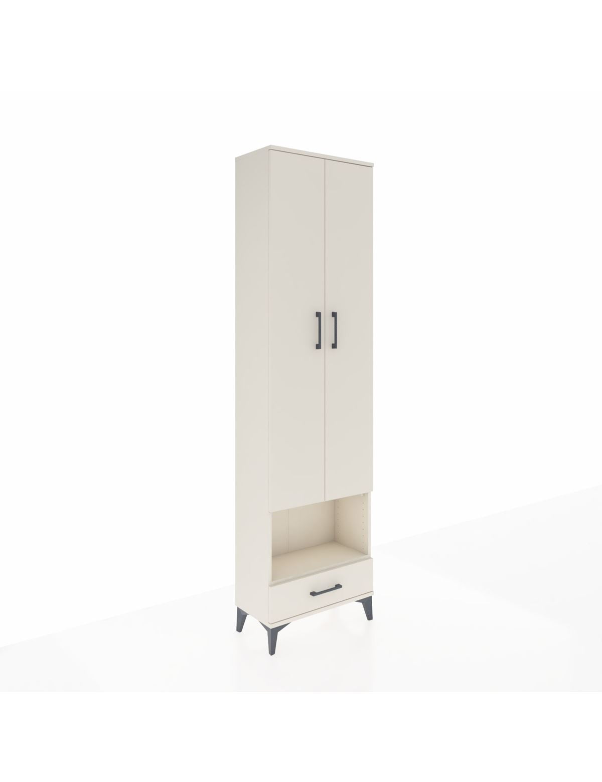 Arges Dolap 5 Raflı Tek Çekmeceli Tek Askılı 60x30x221 Aytaşı-Aytaşı