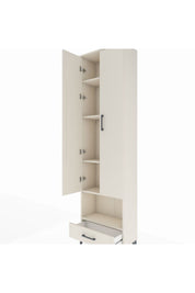 Arges Dolap 5 Raflı Tek Çekmeceli Tek Askılı 60x30x221 Aytaşı-Aytaşı