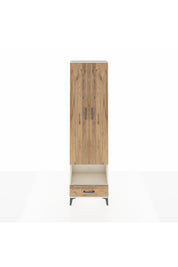 Arges Dolap 5 Raflı Tek Çekmeceli Tek Askılı 60x30x221 Aytaşı-Çam