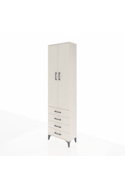 Arges Dolap 4 Raflı 4 Çekmeceli 2 Kapaklı 60x30x221 Aytaşı-Aytaşı