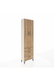 Arges Dolap 2 Raflı 3 Çekmeceli Tek Askılı 60x30x221 Aytaşı-Çam