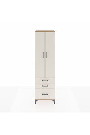 Arges Dolap 2 Raflı 3 Çekmeceli Tek Askılı 60x30x221 Çam-Aytaşı
