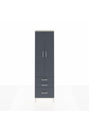 Arges Dolap 4 Raflı 3 Çekmeceli 2 Kapaklı 60x30x221 Aytaşı-Antrasit