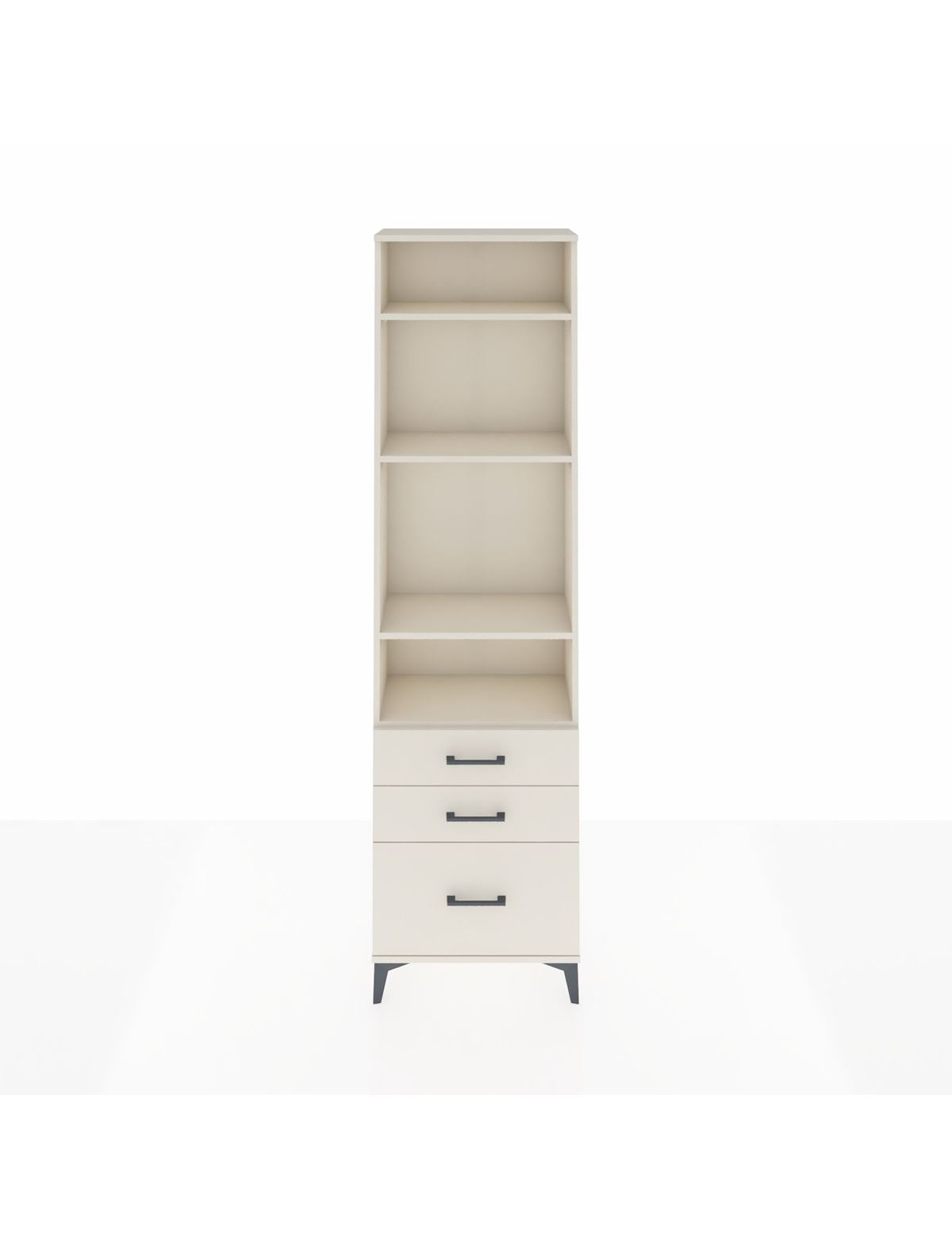 Arges Dolap 4 Raflı 3 Çekmeceli 60x30x221 Aytaşı-Aytaşı