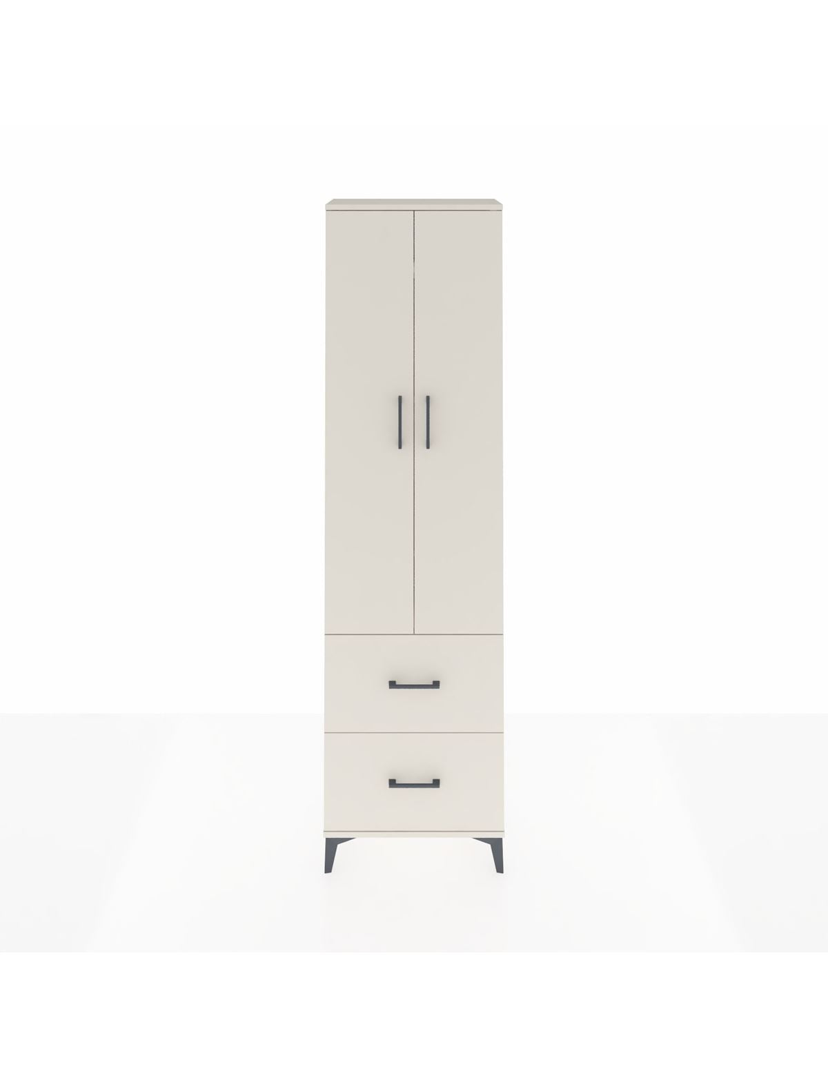 Arges Dolap 4 Raflı 2 Çekmeceli 2 Kapaklı 60x30x221 Aytaşı-Aytaşı