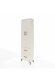 Arges Dolap 4 Raflı 2 Çekmeceli 2 Kapaklı 60x30x221 Aytaşı-Aytaşı