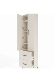 Arges Dolap 4 Raflı 2 Çekmeceli 2 Kapaklı 60x30x221 Aytaşı-Aytaşı