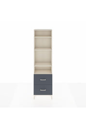 Arges Dolap 4 Raflı 2 Çekmeceli 60x30x221 Aytaşı-Antrasit