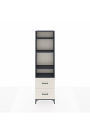 Arges Dolap 4 Raflı 2 Çekmeceli 60x30x221 Antrasit-Aytaşı