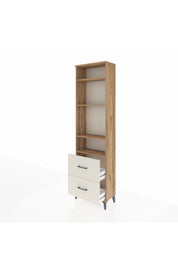 Arges Dolap 4 Raflı 2 Çekmeceli 60x30x221 Çam-Aytaşı