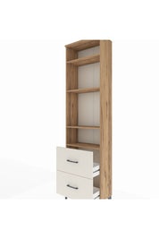 Arges Dolap 4 Raflı 2 Çekmeceli 60x30x221 Çam-Aytaşı