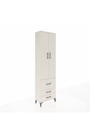 Arges Dolap 4 Raflı 3 Çekmeceli 2 Kapaklı 60x30x221 Aytaşı-Aytaşı