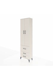 Arges Dolap 4 Raflı 3 Çekmeceli 2 Kapaklı 60x30x221 Aytaşı-Aytaşı