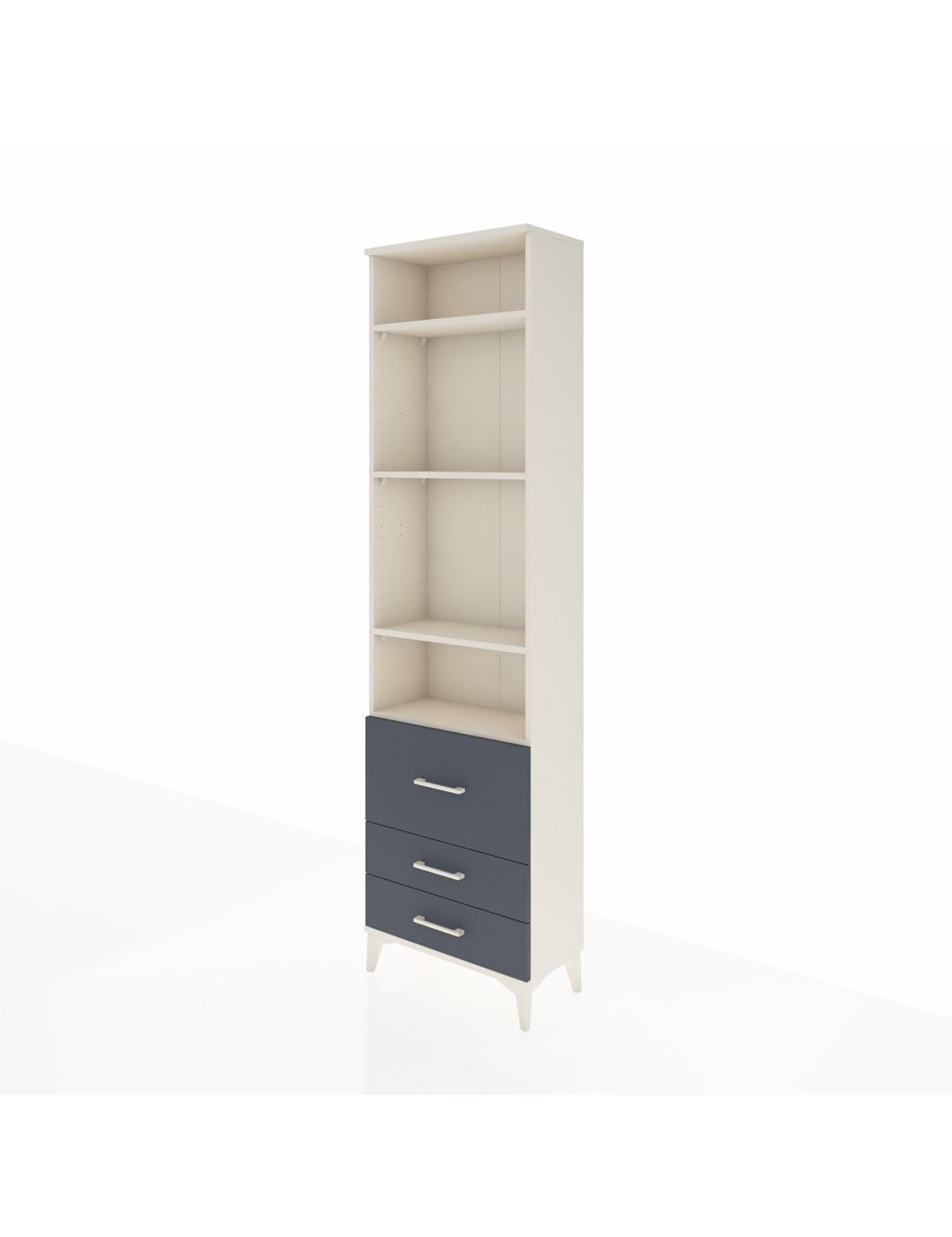 Arges Dolap 4 Raflı 3 Çekmeceli 60x30x221 - S29M039V2A