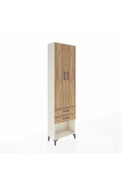 Arges Dolap 2 Raflı 2 Çekmeceli Tek Askılı 60x30x221 Aytaşı-Çam