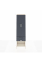 Arges Dolap 4 Raflı 2 Çekmeceli 2 Kapaklı 60x30x221 Aytaşı-Antrasit