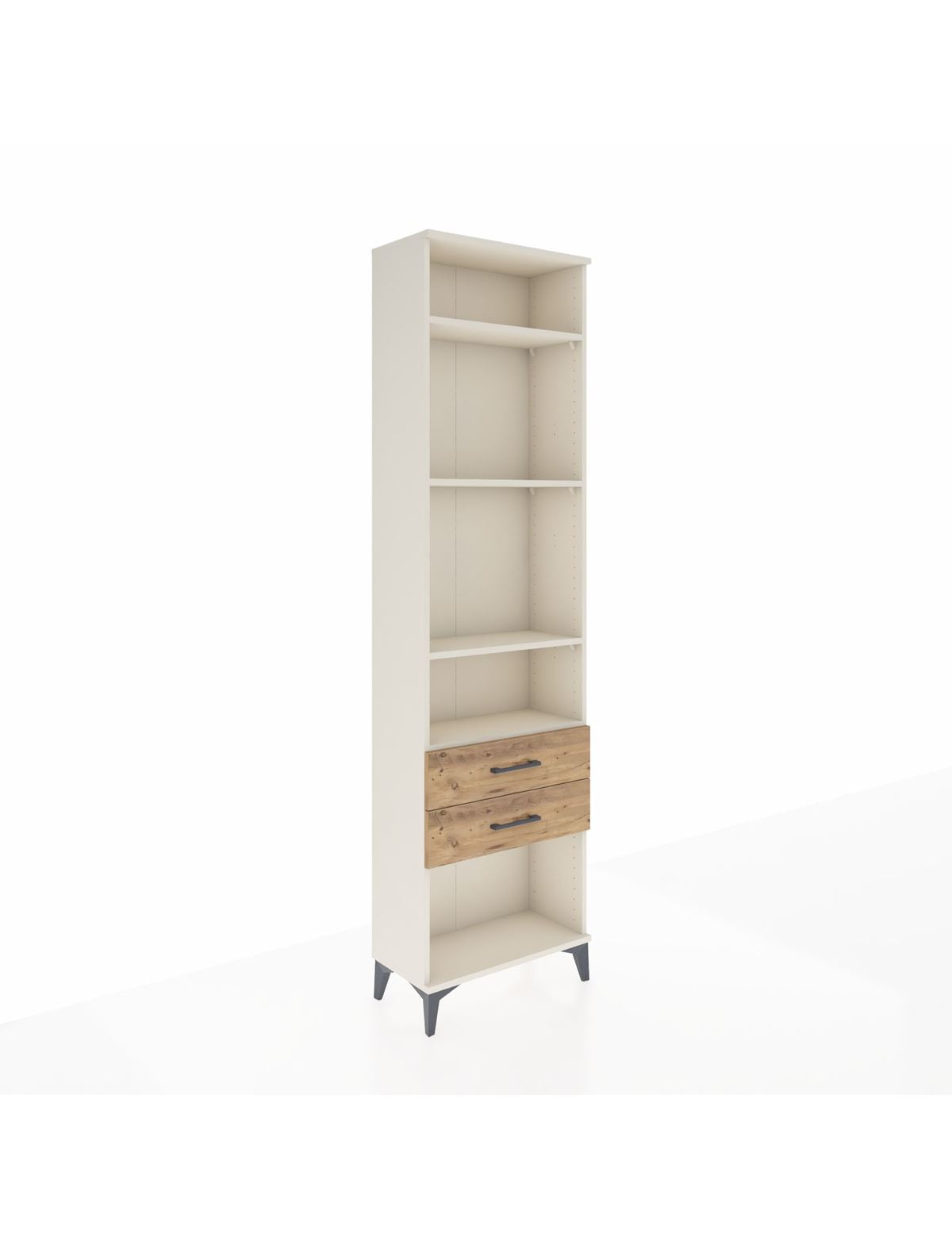 Arges Dolap 4 Raflı 2 Çekmeceli 60x30x221 Aytaşı-Çam