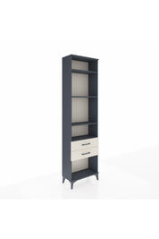 Arges Dolap 4 Raflı 2 Çekmeceli 60x30x221 Antrasit-Aytaşı