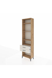 Arges Dolap 4 Raflı 2 Çekmeceli 60x30x221 Çam-Aytaşı