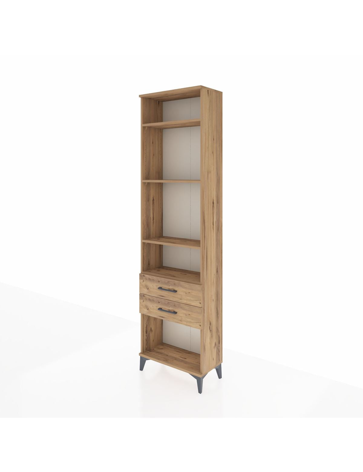 Arges Dolap 4 Raflı 2 Çekmeceli 60x30x221 - S29M042V9A