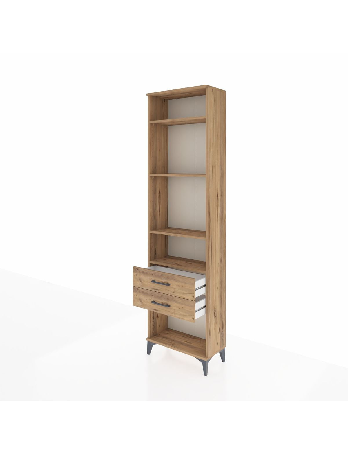 Arges Dolap 4 Raflı 2 Çekmeceli 60x30x221 - S29M042V9A