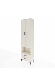 Arges Dolap 3 Raflı 2 Çekmeceli Tek Askılı 60x30x221 Aytaşı-Aytaşı