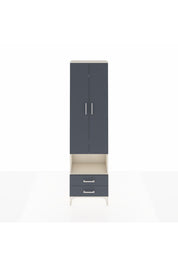 Arges Dolap 3 Raflı 2 Çekmeceli Tek Askılı 60x30x221 Aytaşı-Antrasit