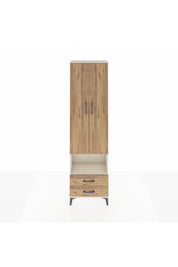 Arges Dolap 5 Raflı 2 Çekmeceli 2 Kapaklı 60x30x221 Aytaşı-Çam