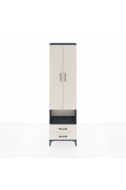 Arges Dolap 5 Raflı 2 Çekmeceli 2 Kapaklı 60x30x221 Antrasit-Aytaşı