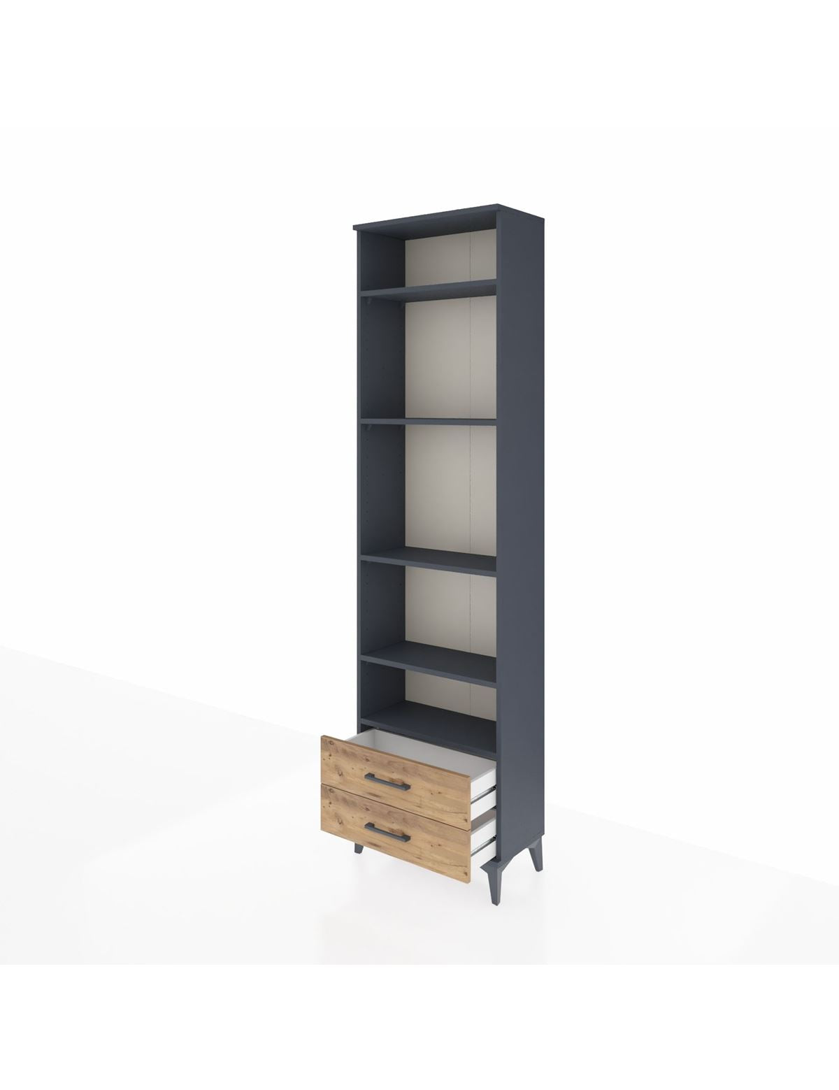 Arges Dolap 5 Raflı 2 Çekmeceli 60x30x221 - S29M045V6A