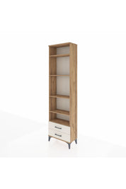 Arges Dolap 5 Raflı 2 Çekmeceli 60x30x221 Çam-Aytaşı