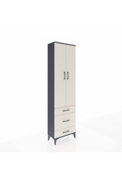 Arges Dolap 4 Raflı 3 Çekmeceli 2 Kapaklı 60x30x221 - S29M047V4A