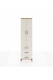 Arges Dolap 4 Raflı 3 Çekmeceli 2 Kapaklı 60x30x221 Çam-Aytaşı