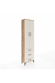 Arges Dolap 4 Raflı 3 Çekmeceli 2 Kapaklı 60x30x221 - S29M047V7A