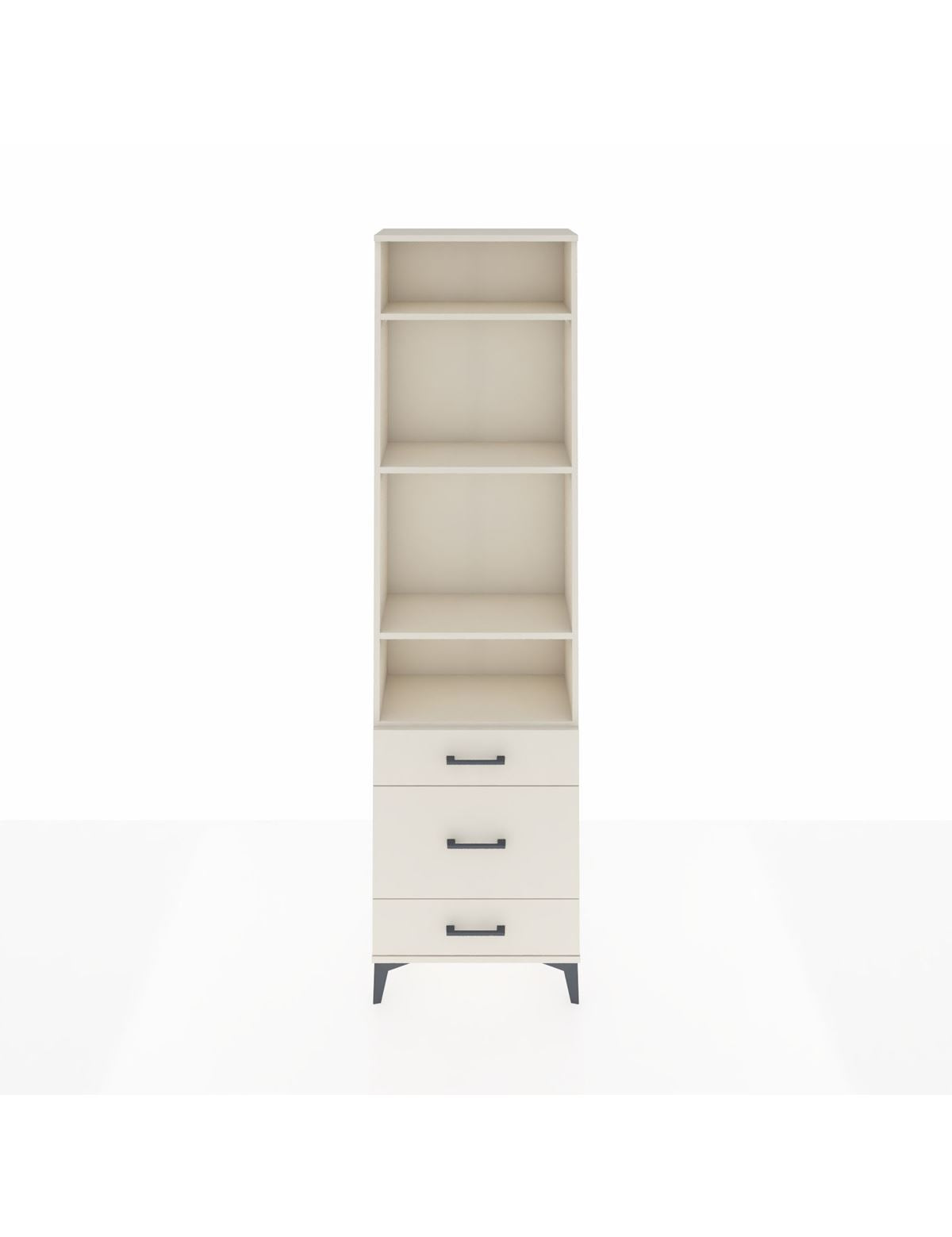 Arges Dolap 4 Raflı 3 Çekmeceli 60x30x221 Aytaşı-Aytaşı