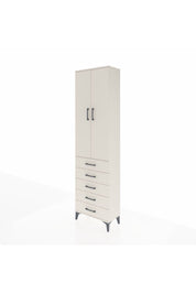 Arges Dolap 2 Raflı 5 Çekmeceli Tek Askılı 60x30x221 Aytaşı-Aytaşı