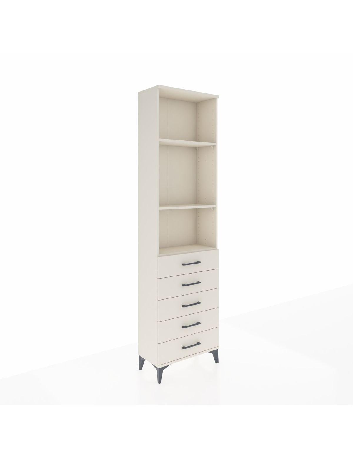 Arges Dolap 3 Raflı 5 Çekmeceli 60x30x221 Aytaşı-Aytaşı