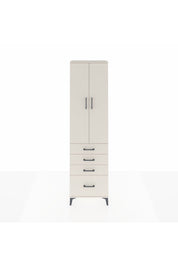 Arges Dolap 2 Raflı 4 Çekmeceli Tek Askılı 60x30x221 Aytaşı-Aytaşı